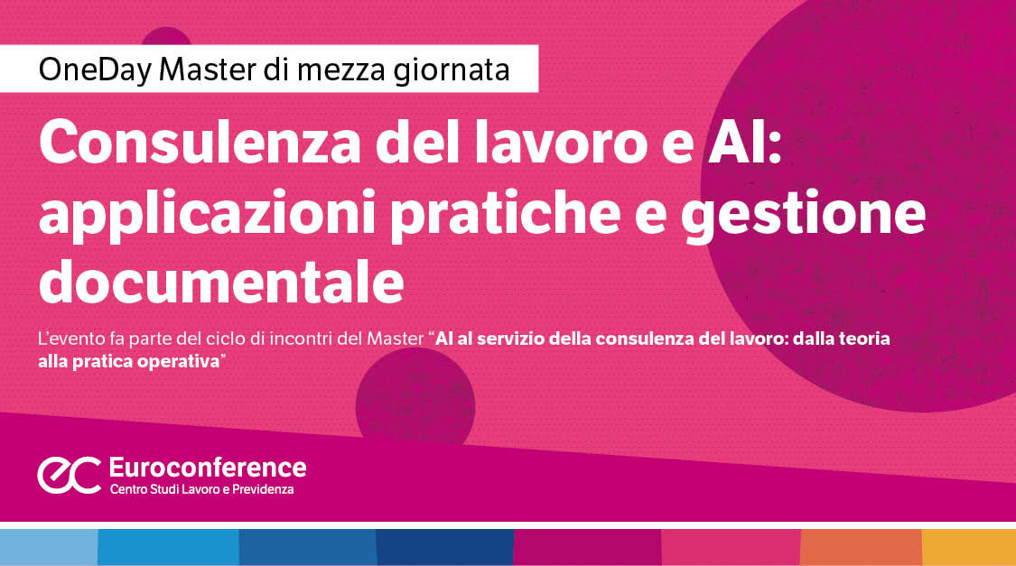 Immagine Consulenza del lavoro e AI: applicazioni pratiche e gestione documentale | Euroconference